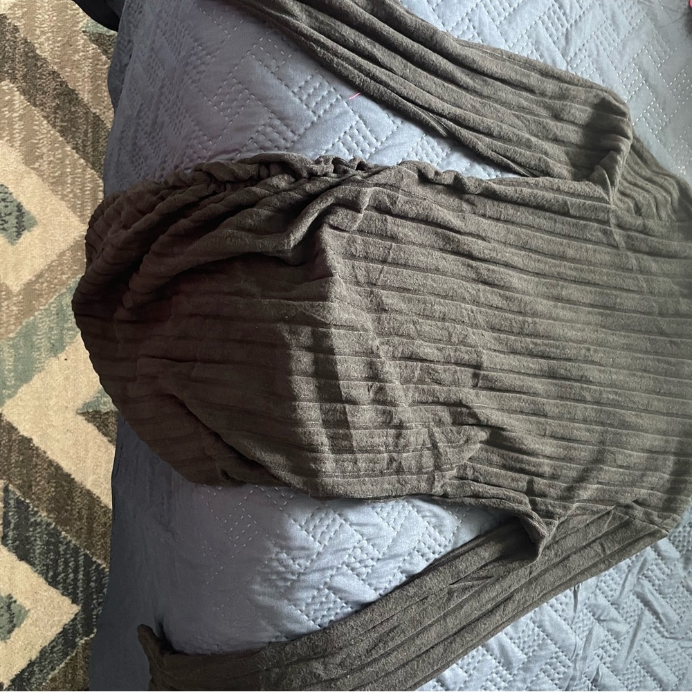 Knee length black dress